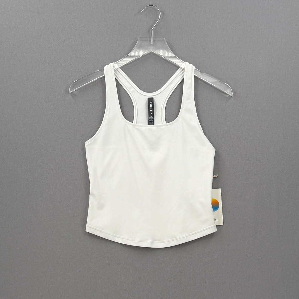 Vuori Tank Top Women Small White Athletic Racerback Stretch Performance